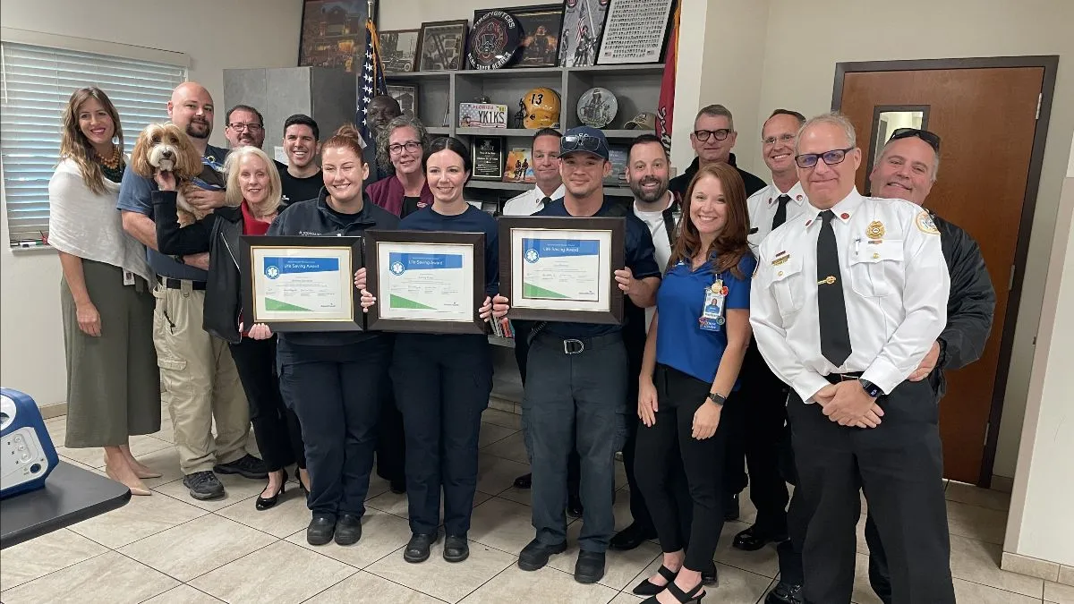 ZEPHYRHILLS - Pasco County EMS Team Honored